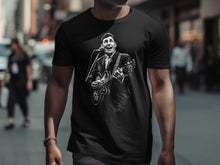 Load image into Gallery viewer, Iconic Musician Playing Guitar Graphic T-Shirt Product
