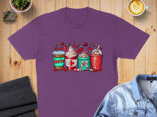 Load image into Gallery viewer, Four cartoon coffee cups with nurse and medical theme decorations.
