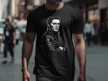 Load image into Gallery viewer, Classic Rock Icon Portrait Black T-Shirt
