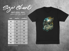 Load image into Gallery viewer, Fly Eagles Football Helmet Graphic Tee Shirt
