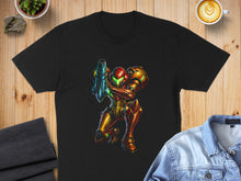 Load image into Gallery viewer, Futuristic Sci-Fi Action Figure Design T-Shirt
