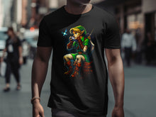 Load image into Gallery viewer, Link Playing Ocarina Graphic Tee Shirt
