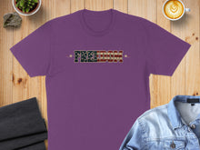 Load image into Gallery viewer, Purple t-shirt with "FREEDOM" text in red, white, and blue US flag style.
