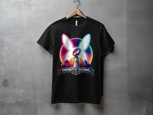 Load image into Gallery viewer, Benito Bowl Graphic Tee with Neon Cityscape Design
