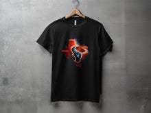 Load image into Gallery viewer, Vibrant Texas Map with Unique Logo Graphic T-shirt
