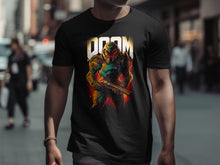 Load image into Gallery viewer, Bold DOOM Video Game Artwork Men's T-shirt
