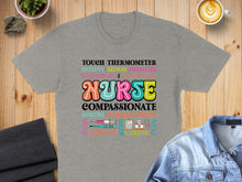 Load image into Gallery viewer, Nurse design with medical terms and a blood pressure reading.
