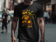 Load image into Gallery viewer, Fierce Dragon Creature Vibrant Graphic T-shirt Design
