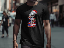 Load image into Gallery viewer, Festive Football Trophy Graphic T-Shirt for sports fans
