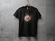 Load image into Gallery viewer, Puerto Rican Football Design with Colorful Splashes Shirt
