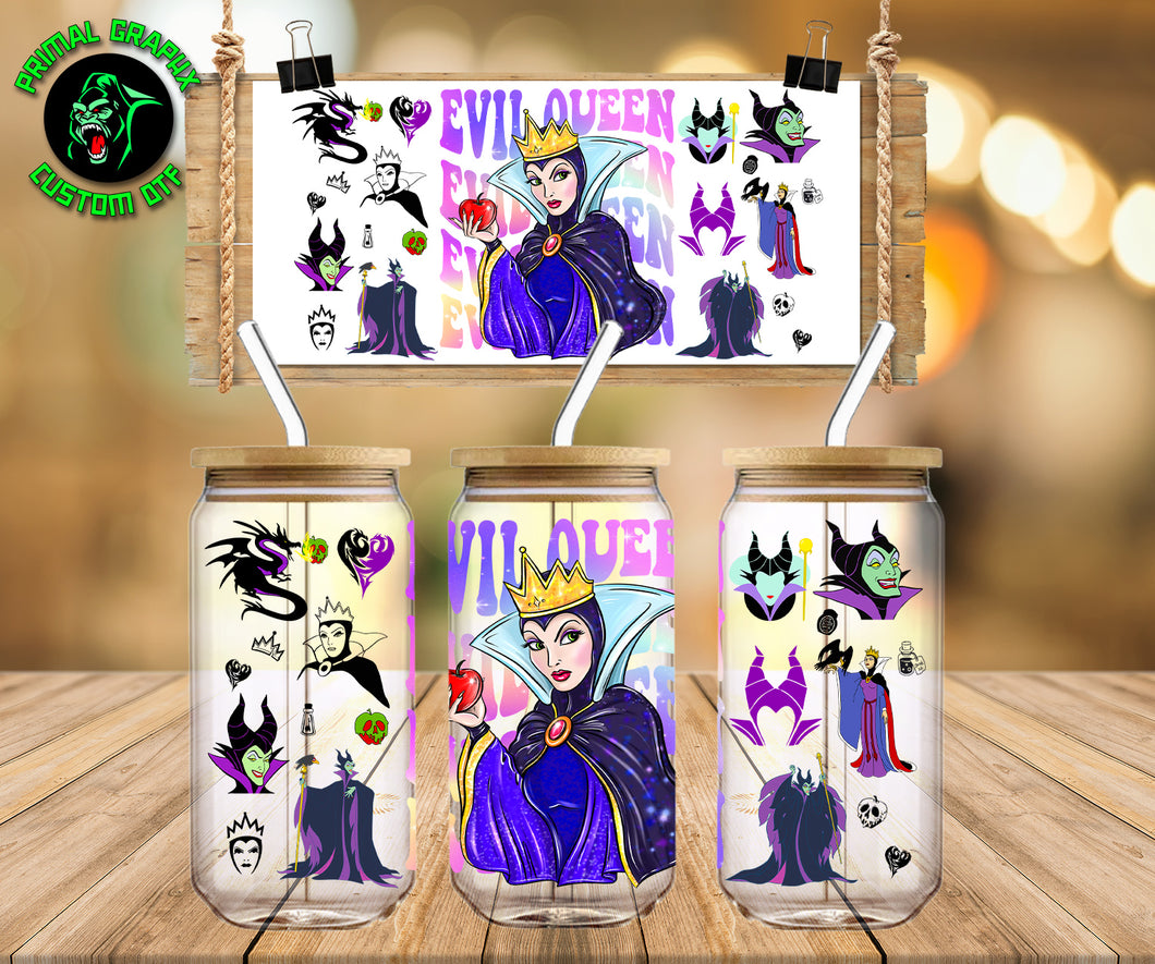 EVIL QUEEN #207, Movie Character UVDTF Cup Wrap 16oz