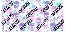 Load image into Gallery viewer, PURPLE SKULLS AND STARS #236
