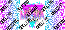 Load image into Gallery viewer, RETRO LEOPARD MAMA LIGHTENING UV DTF Wrap #116

