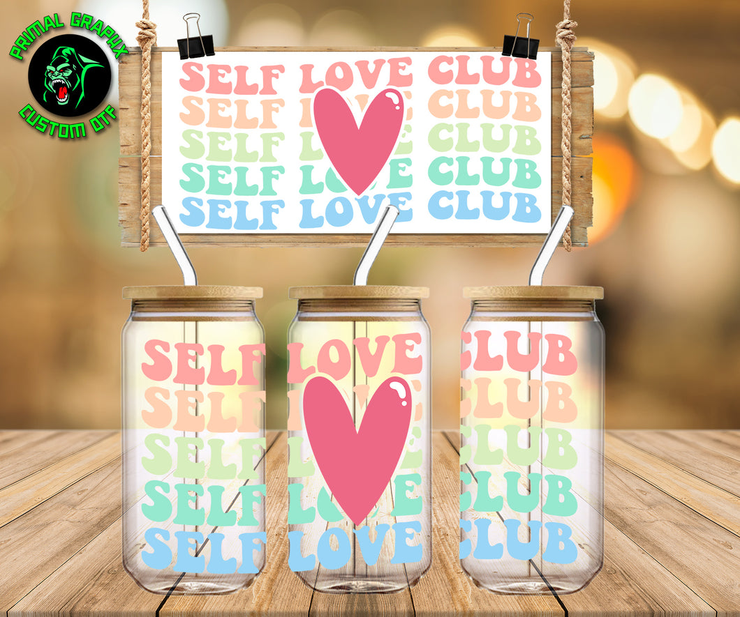 Self Love Club UV DTF Wrap #87