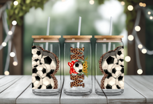 Load image into Gallery viewer, SOCCER LEOPARD MOM UV DTF Wrap
