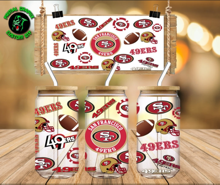 49ers UVDTF Cup Wrap