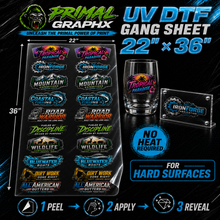 Load image into Gallery viewer, UV DTF Transfers 22"x36"
