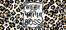 Load image into Gallery viewer, WIFEY MAMA BOSS LEOPARD UV DTF Wrap
