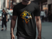 Load image into Gallery viewer, Bold Baltimore Raven Graphical T-Shirt for Sports Fans
