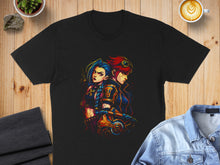 Load image into Gallery viewer, Colorful Anime Characters Graphic Tee product
