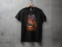 Load image into Gallery viewer, Scorpion with Guitar and Lightning Graphic T-shirt
