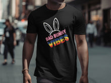 Load image into Gallery viewer, Bad Bunny Vibes Graphic Tee with Bunny Ears Design
