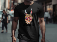 Load image into Gallery viewer, Benito Bowl Graphic Rabbit Ears with USA Sunglasses T-shirt
