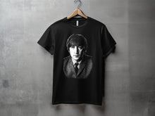 Load image into Gallery viewer, Retro Black T-Shirt with Iconic Portrait Design Shirt
