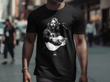 Load image into Gallery viewer, Vintage Musician Playing Guitar Graphic T-Shirt
