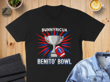 Load image into Gallery viewer, BunnYRicua Benito' Bowl Championship Trophy T-Shirt
