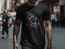 Load image into Gallery viewer, Houston Football Helmet Graphic T-Shirt Sportswear
