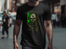 Load image into Gallery viewer, Skull Design Neon Green Highlights Shirt

