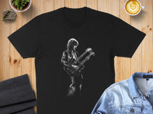 Load image into Gallery viewer, Iconic Guitarist Black Graphic Tee Shirt product
