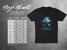 Load image into Gallery viewer, Cowboys Star Graphic Unisex Size Chart T-Shirt
