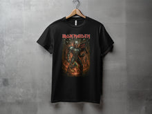 Load image into Gallery viewer, Iron Maiden Graphic Printed Black T-Shirt
