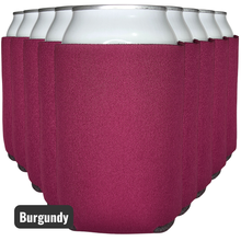 Load image into Gallery viewer, Burgundy blank can cooler – color reference
