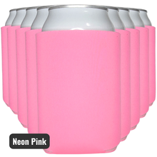 Load image into Gallery viewer, Neon Pink blank can cooler – color reference
