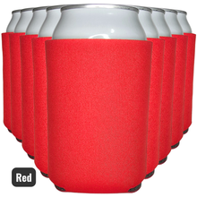 Load image into Gallery viewer, Red blank can cooler – color reference
