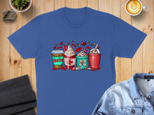 Load image into Gallery viewer, Four nurse-themed coffee drinks with medical imagery and heart accents.
