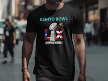 Load image into Gallery viewer, Benito Bowl Custom Graphic T-Shirt Apparel Design
