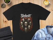Load image into Gallery viewer, Slipknot Masks Graphic Novelty Band Tee
