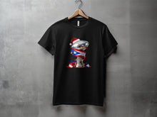 Load image into Gallery viewer, Puerto Rico Christmas Football Trophy T-Shirt
