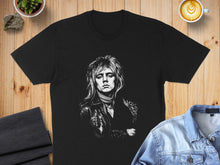Load image into Gallery viewer, Rock Music Icon Graphic Black T-shirt Product
