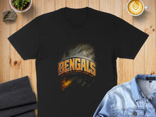 Load image into Gallery viewer, Bold Bengals Graphic Tee Shirt for Sports Fans
