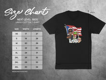 Load image into Gallery viewer, Unique Graphic Print Characters on Black T-shirt
