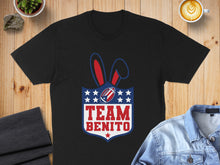 Load image into Gallery viewer, Team Benito Rabbit Ears Football Stars Design Shirt
