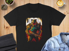 Load image into Gallery viewer, Doom Action Hero Graphic Black T-Shirt
