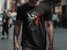 Load image into Gallery viewer, Fiery Warrior Graphic Design Short-Sleeve T-Shirt
