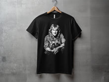 Load image into Gallery viewer, Rock Legend Graphic Black T-Shirt for Music Fans
