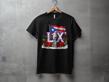 Load image into Gallery viewer, Festive Puerto Rican Flag Christmas T-Shirt Holiday Tee

